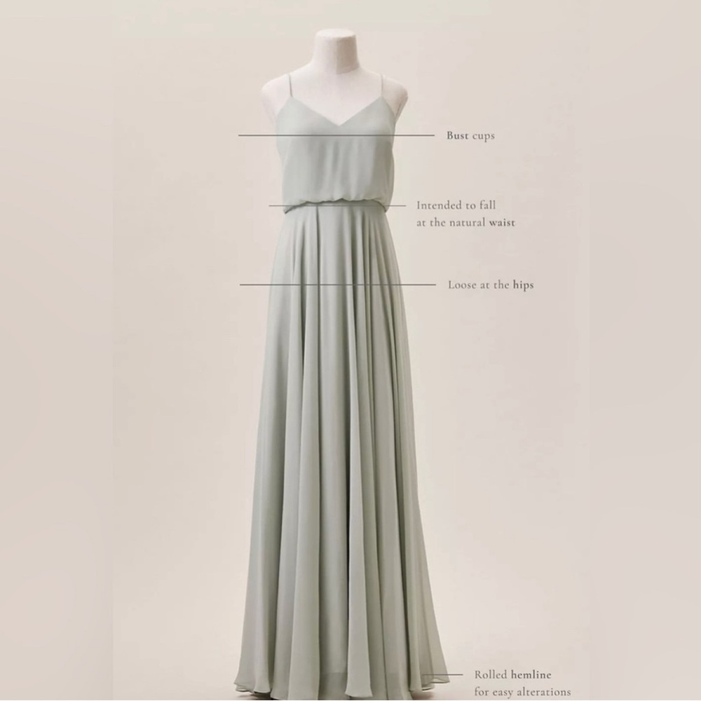 Size 6 Moss Jenny Yoo Inesse dress - discontinued!